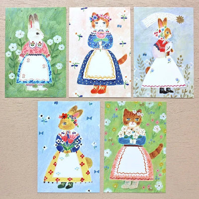 Aiko Fukawa post cards set -TABLIER- / cozyca products