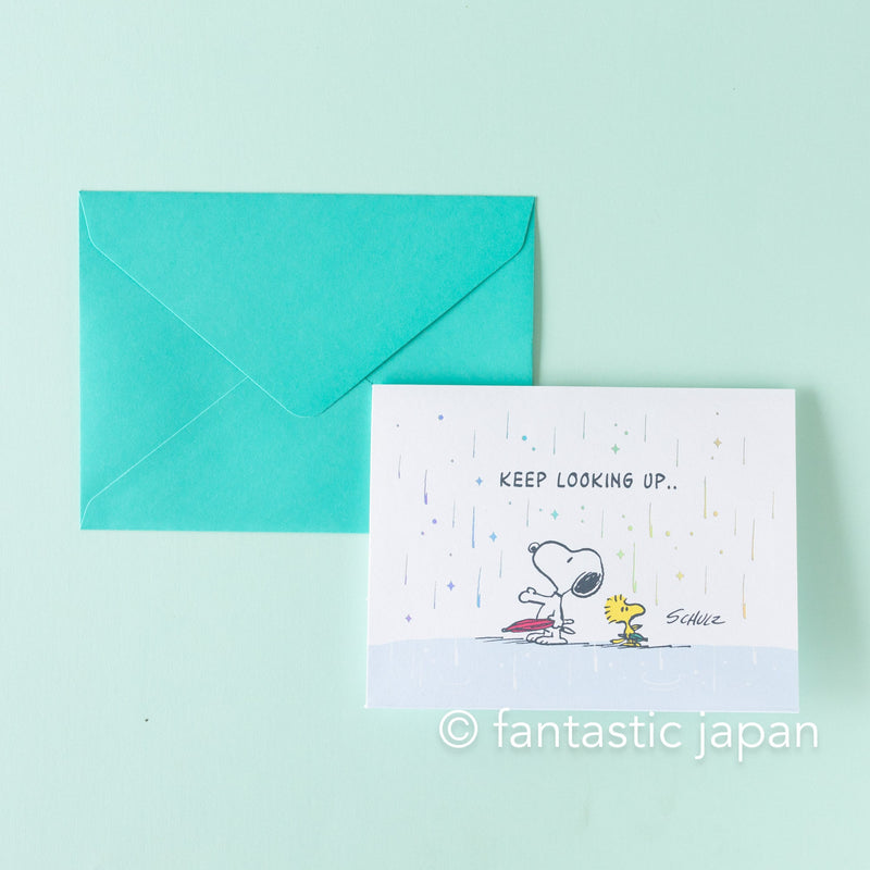 PEANUTS Pop-up card -rainbow-