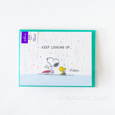 PEANUTS Pop-up card -rainbow-