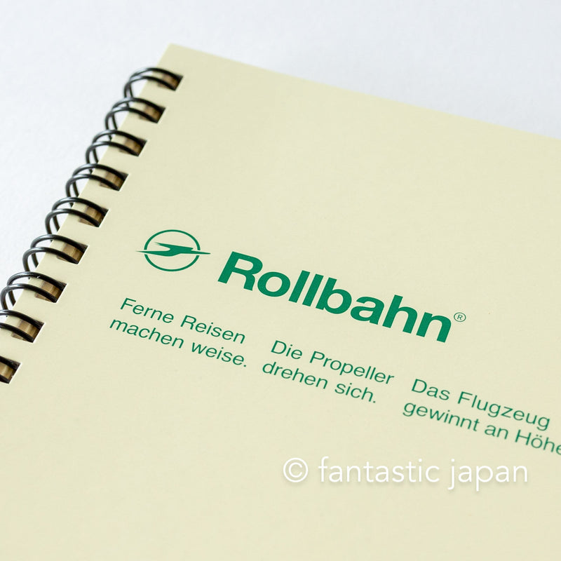 DELFONICS / Rollbahn spiral notebook Large (5.6" x 7.1" )  -cream-