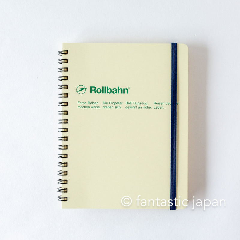 DELFONICS / Rollbahn spiral notebook Large (5.6" x 7.1" )  -cream-