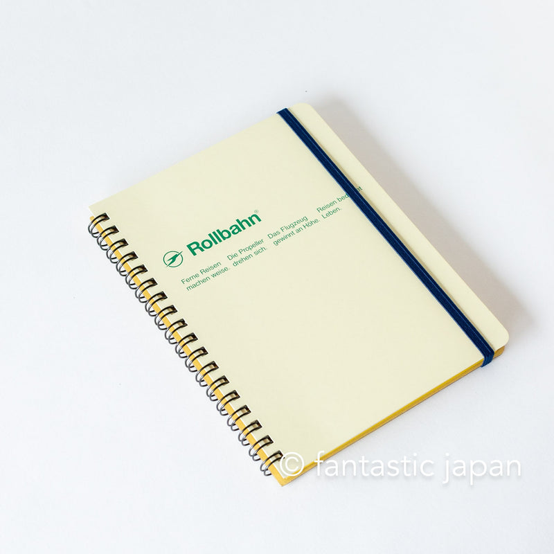 DELFONICS / Rollbahn spiral notebook Large (5.6" x 7.1" )  -cream-