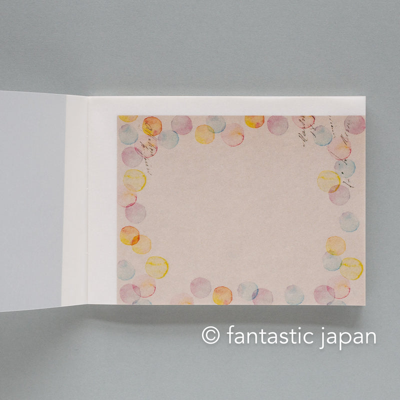 YOHAKU memo pad - longing - / M-050