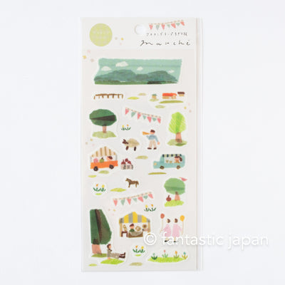 Washi sticker -Marche- by  Miki Tamura