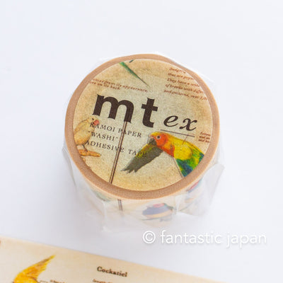 mt washi tape Ex / Encyclopedia of bird / MTEX1P90R