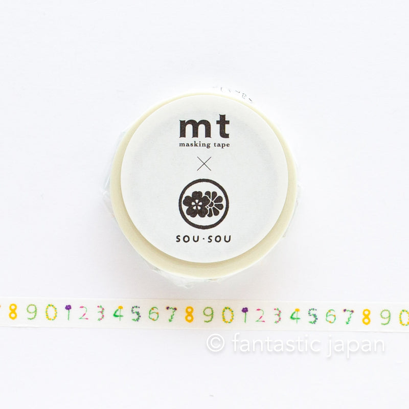 mt washi tape / SOU・SOU -flower prime number- / MTSOU11