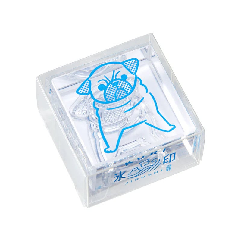 HITOTOKI / KORI JIRUSHI stamp small large - pug - / CLS33-009