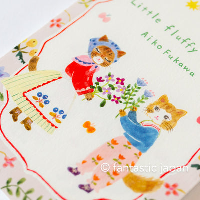 Aiko Fukawa post cards set -Little fluffy friends- / cozyca products