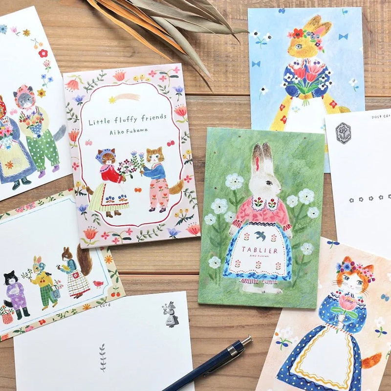 Aiko Fukawa post cards set -TABLIER- / cozyca products