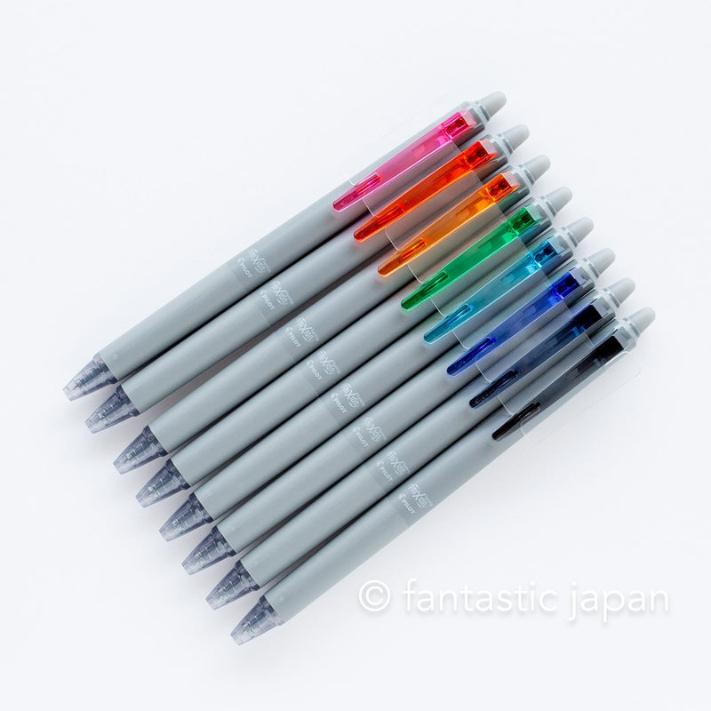 Pilot Erasable Frixion Pen set -Frixion Synergy Knock- 0.4mm / set of 8 colors / Retractable Erasable Gel Ink Pen