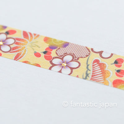 Gold Foil  Masking Tape -pine, bamboo and plum- /SAIEN