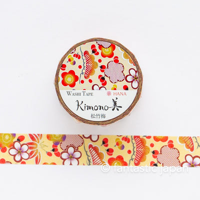 Gold Foil  Masking Tape -pine, bamboo and plum- /SAIEN