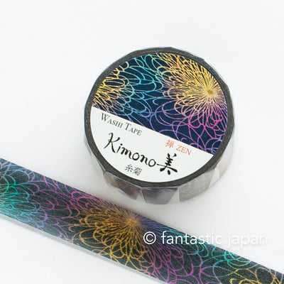 Gold Foil  Masking Tape -chrysanthemum- /SAIEN