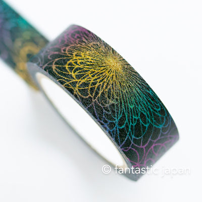 Gold Foil  Masking Tape -chrysanthemum- /SAIEN