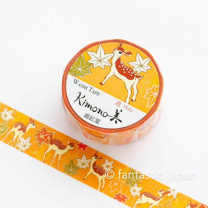 Gold Foil  Masking Tape -deer in autumn- /SAIEN