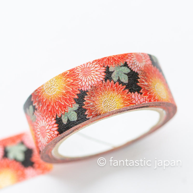 Gold Foil  Masking Tape -kotobuki chrysanthemum- /SAIEN