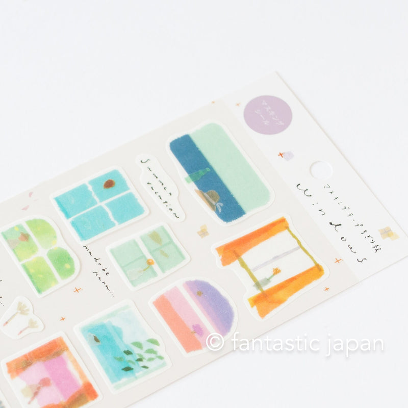 Washi sticker -Windows- by  Miki Tamura