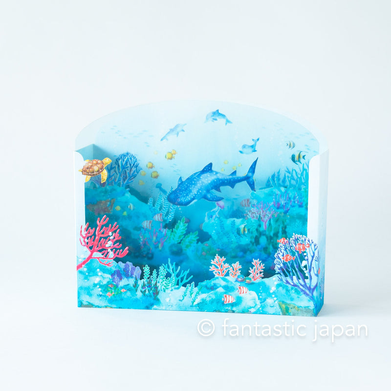 Summer 3D greeting card  -in the sea-