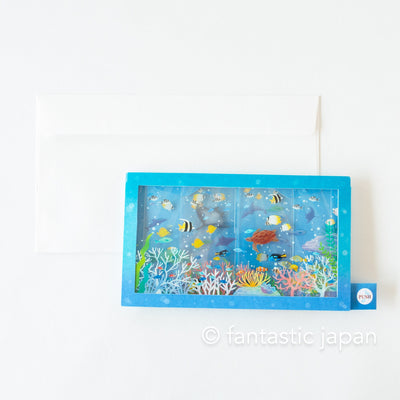 Melody and Light summer card -light in the sea-