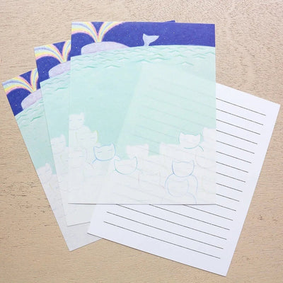 Japanese Letter Set -The sound of waves- by Hirose Beni / cozyca products