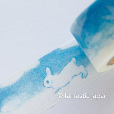 Masking Tape -rabbit cloud- by Schinako Moriyama