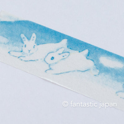 Masking Tape -rabbit cloud- by Schinako Moriyama