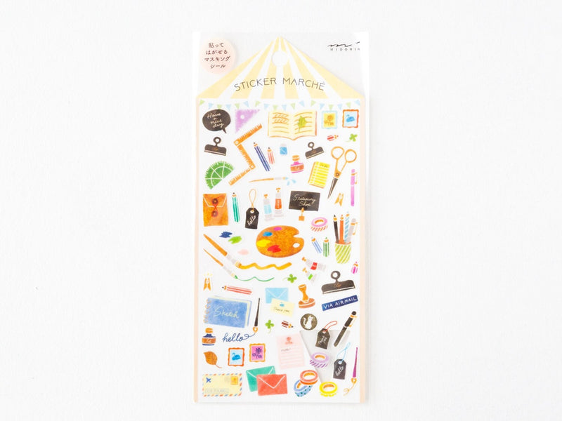Sticker Marche -Stationery Goods-