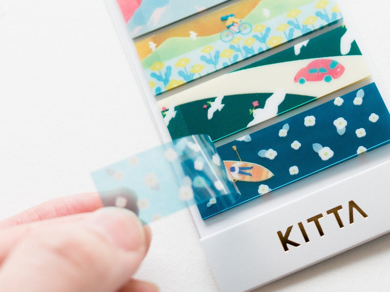 2022 new** KITTA Pre-Cut clear PET Tape- KITT010  "landscape" -