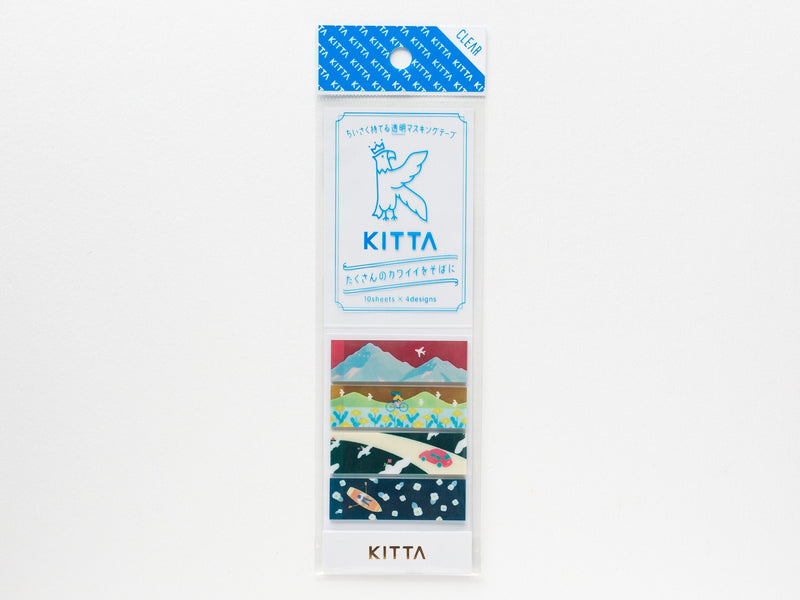 2022 new** KITTA Pre-Cut clear PET Tape- KITT010  "landscape" -