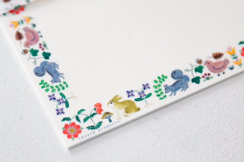 Japanese Writing Letter Set -KUSAMURA- by Aiko Fukawa/ Mino Washi / cozyca products/ Japanese washi paper letter set /made in Japan