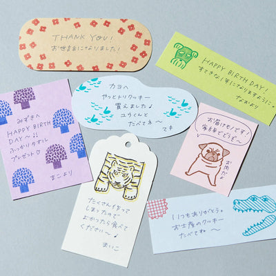 HITOTOKI / KORI Jirushi stamp set of 6 pieces - flag - / CLSS-001