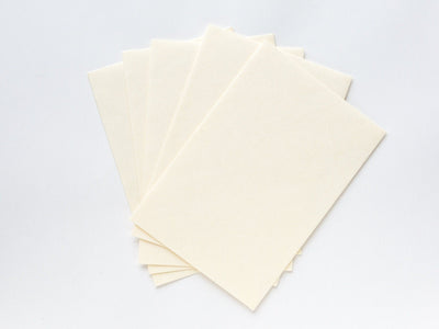 Japanese washi mini writing letter set -rabbit in a mimosa wreath- / Soebumi-sen