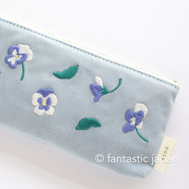 DELFONICS / posy pen pouch -pansy-