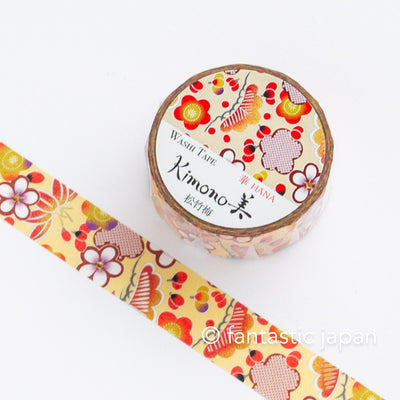 Gold Foil  Masking Tape -pine, bamboo and plum- /SAIEN