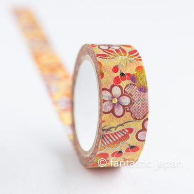 Gold Foil  Masking Tape -pine, bamboo and plum- /SAIEN