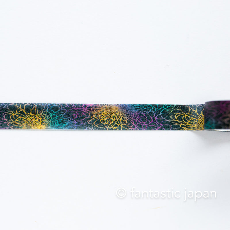 Gold Foil  Masking Tape -chrysanthemum- /SAIEN