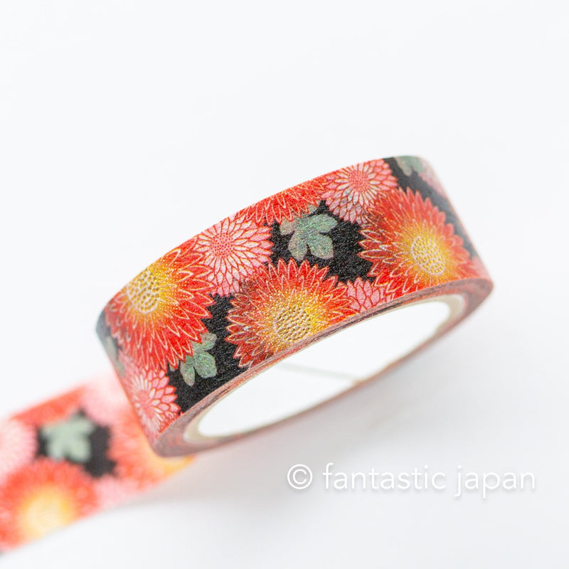 Gold Foil  Masking Tape -kotobuki chrysanthemum- /SAIEN