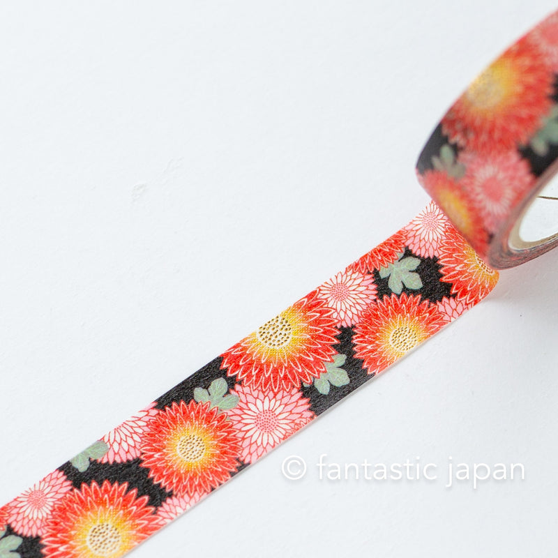 Gold Foil  Masking Tape -kotobuki chrysanthemum- /SAIEN