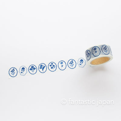 Masking Tape -Blue Bloom- by kurogoma