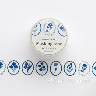 Masking Tape -Blue Bloom- by kurogoma