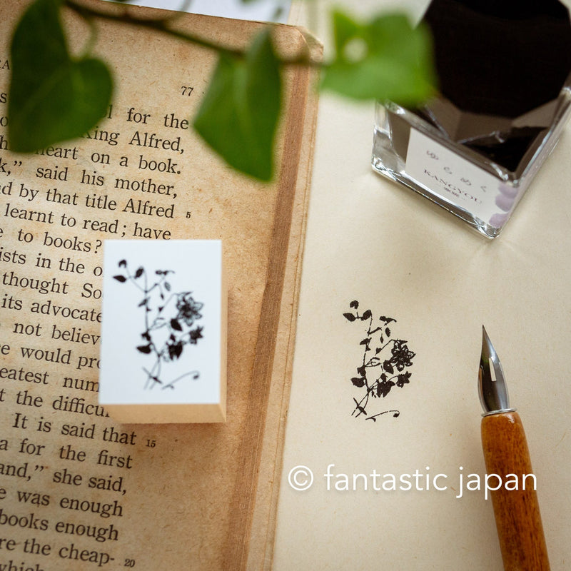 YOHAKU stamp - clematis - / S-078