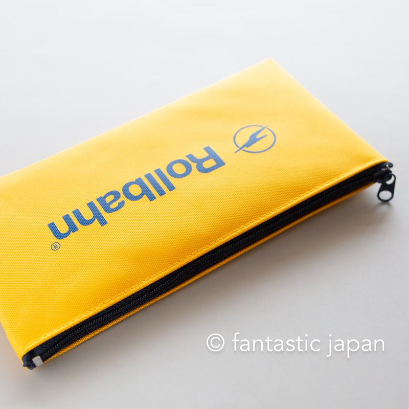 DELFONICS / Rollbahn flat pen case -yellow-