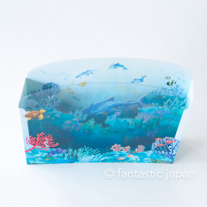 Summer 3D greeting card  -in the sea-