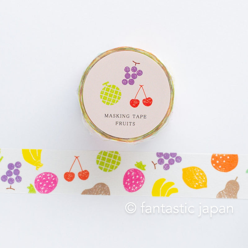 mizusima Masking Tape -fruits-