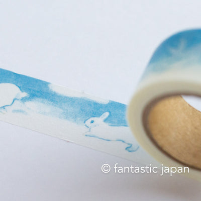 Masking Tape -rabbit cloud- by Schinako Moriyama