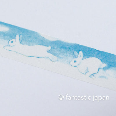 Masking Tape -rabbit cloud- by Schinako Moriyama