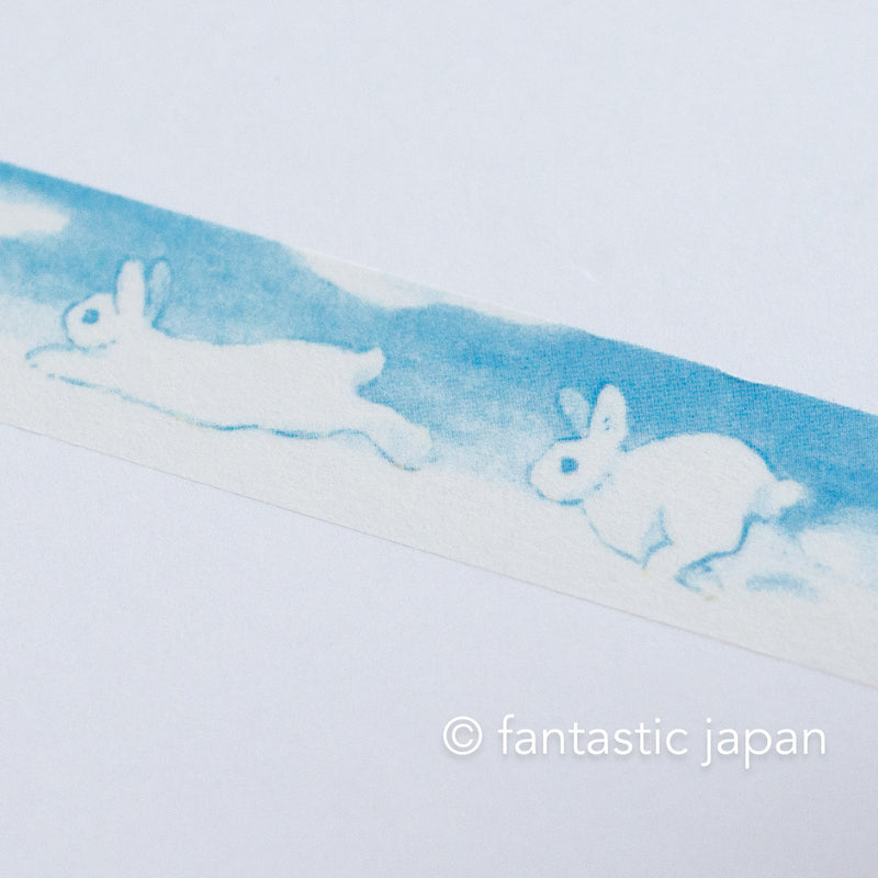 Masking Tape -rabbit cloud- by Schinako Moriyama