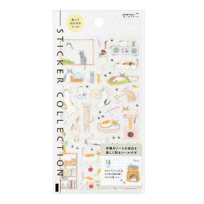 Schedule stickers -Cats M- / MIDORI