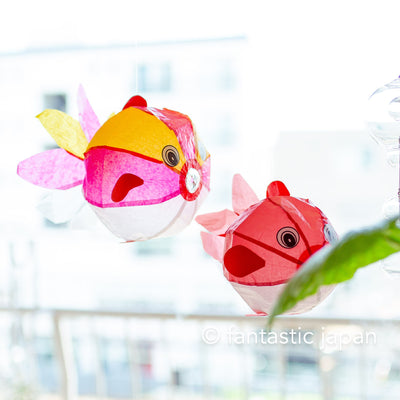 Japanese Paper Balloon -Goldfish parent and child-