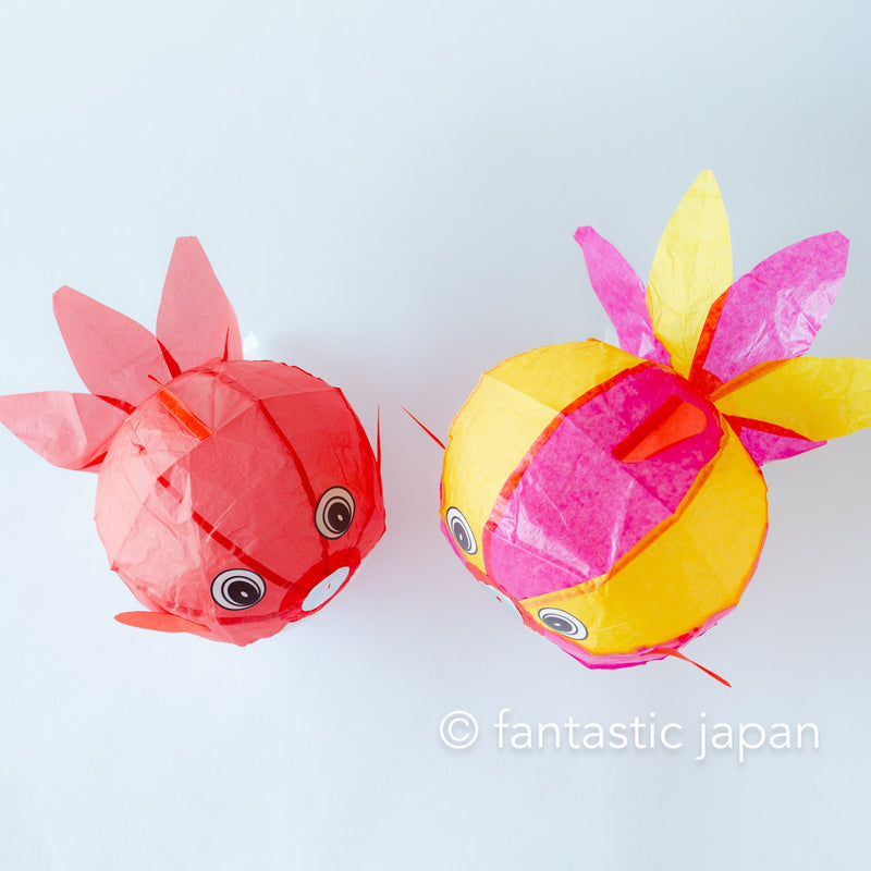 Japanese Paper Balloon -Goldfish parent and child-